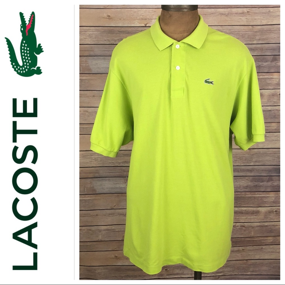 ❗️SOLD❗️Lacoste Pique Knit Polo Shirt BSz 9 4XL